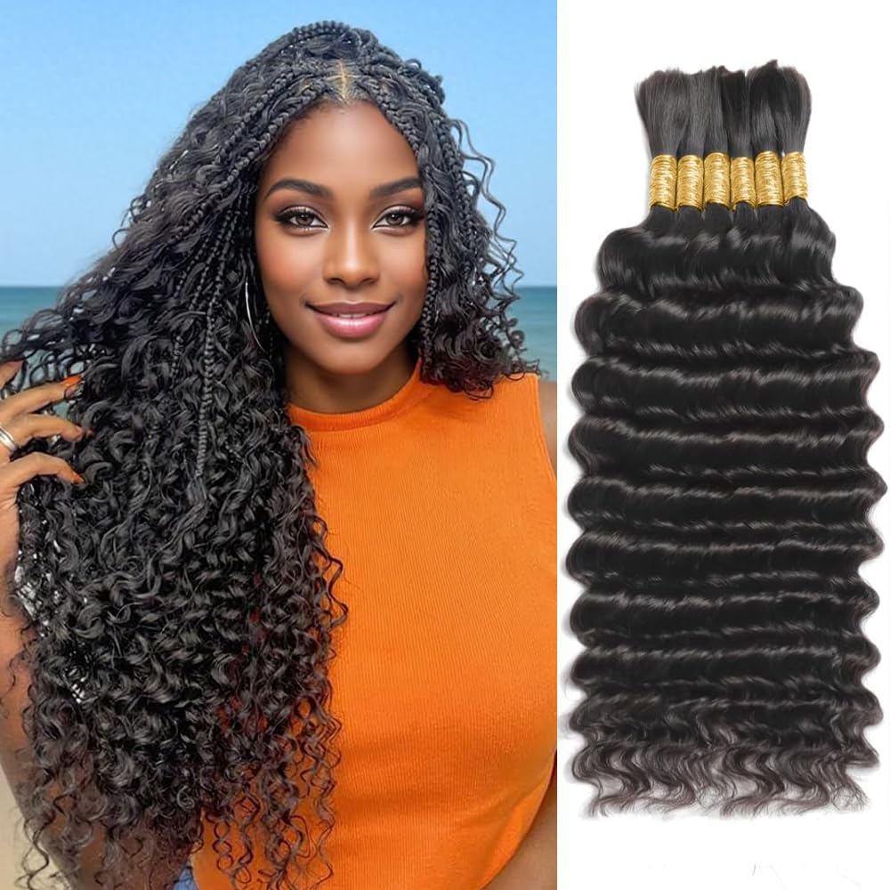 Popway human braiding hair for boho braids 150g 20 inch adds volume for free-flowing style