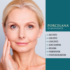 Porcelana packaging featuring the 3 oz tube for travel-friendly use