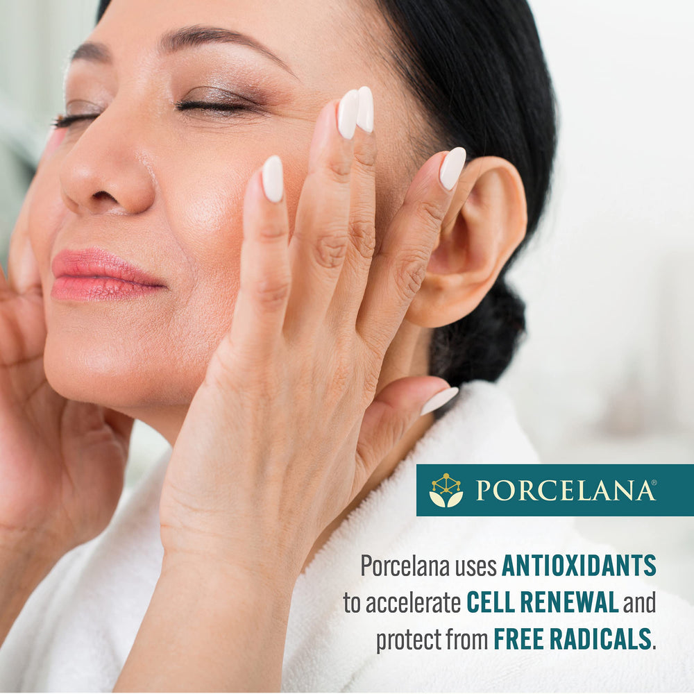 Porcelana daytime cream under makeup for a smooth finish