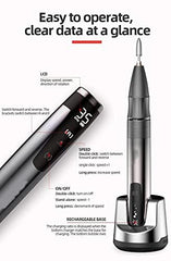 Portable Nail Drill charging base for quick, convenient recharging.