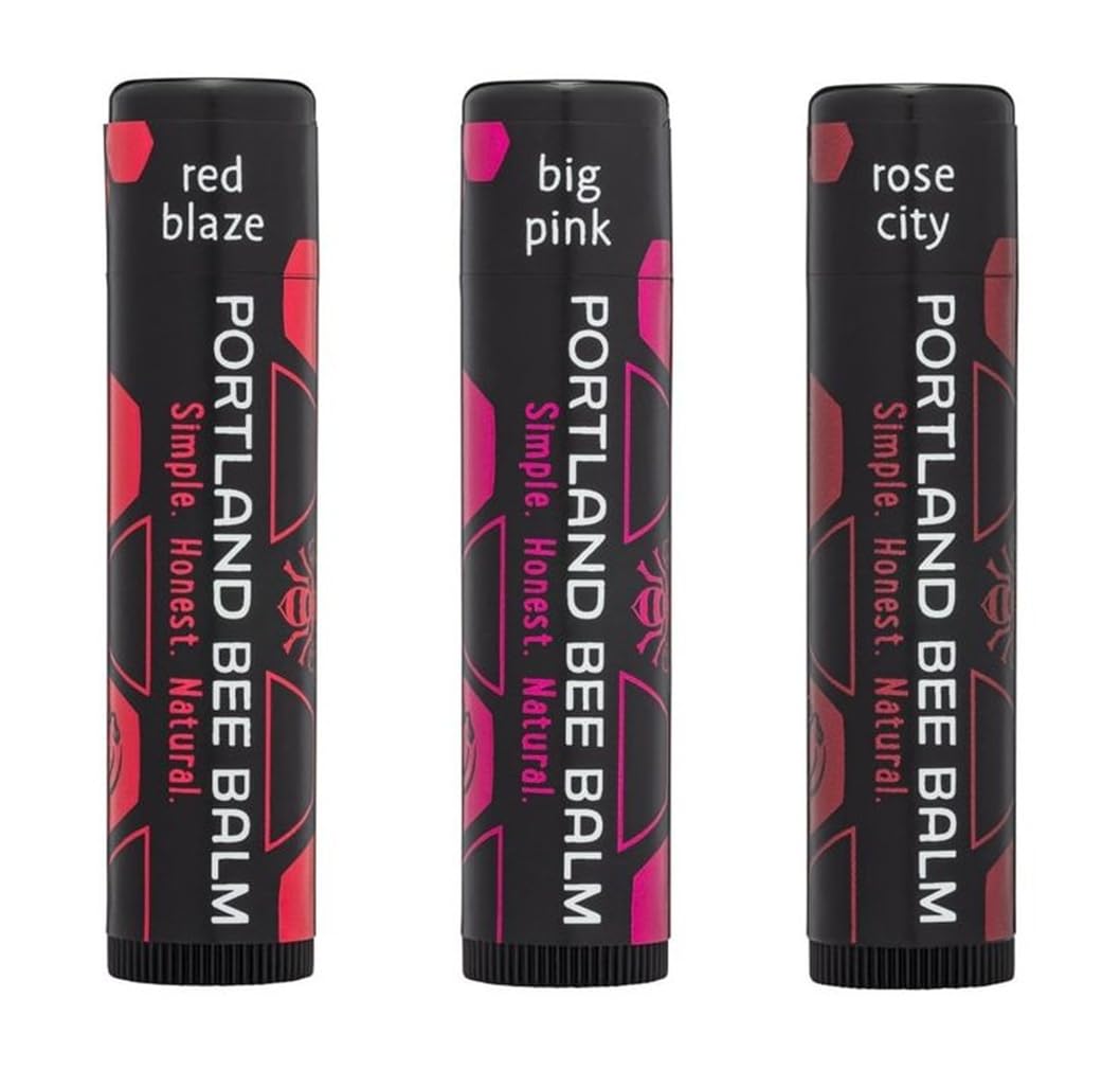 Portland Bee Balm natural ingredients list closeup reinforces clean formula.