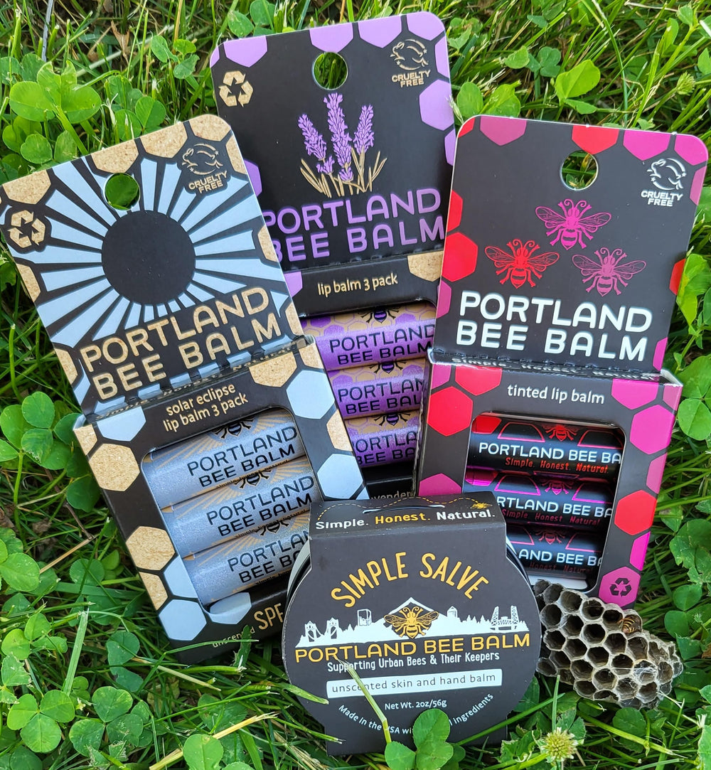 Portland Bee Balm Simple Salve elbows and heels use shows targeted relief and moisturization