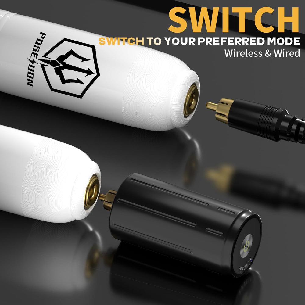 POSEIDON 20-cartridge needle kit supports versatile tattoo work.