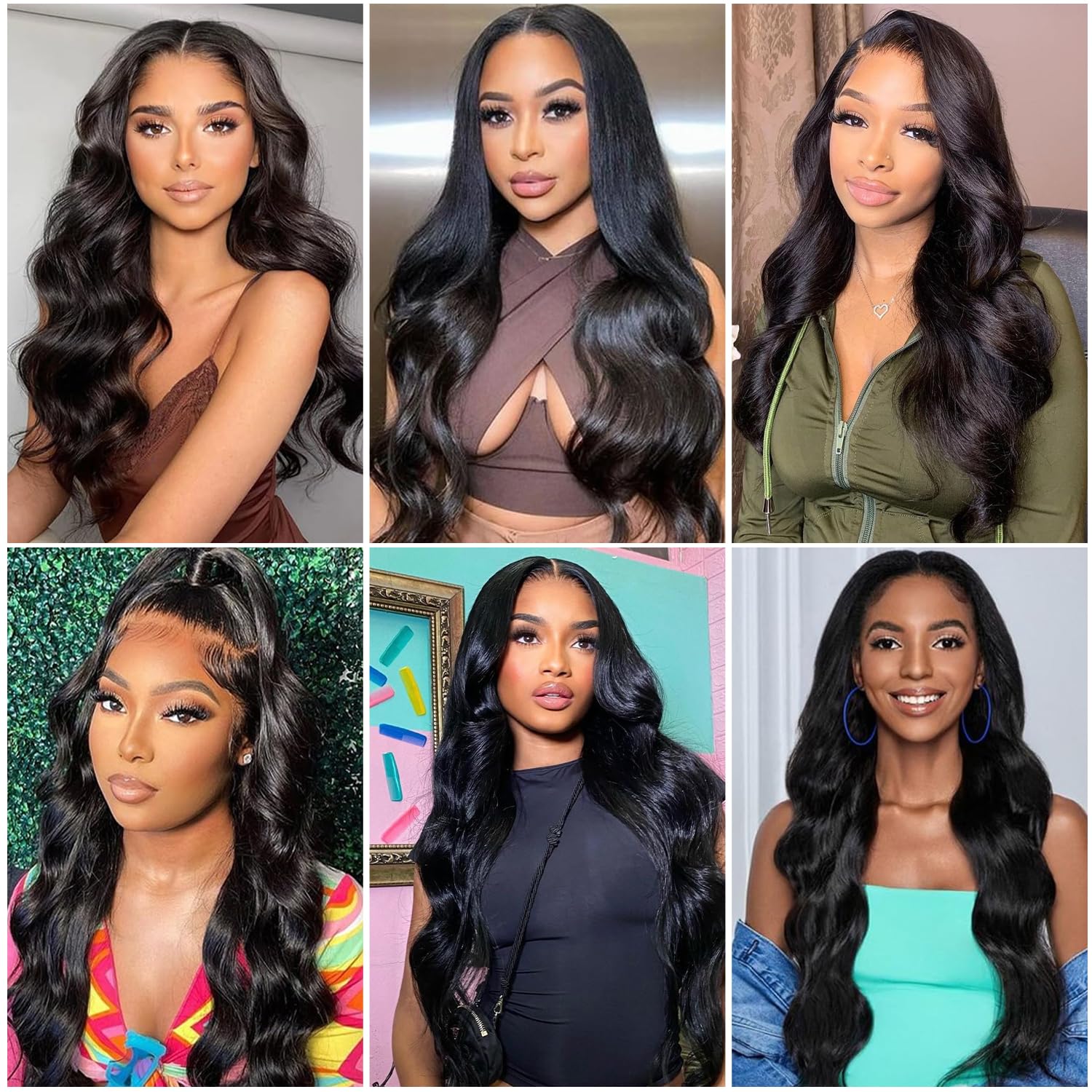 Poshbash four-pack bundle set, high-density wefts for full looks