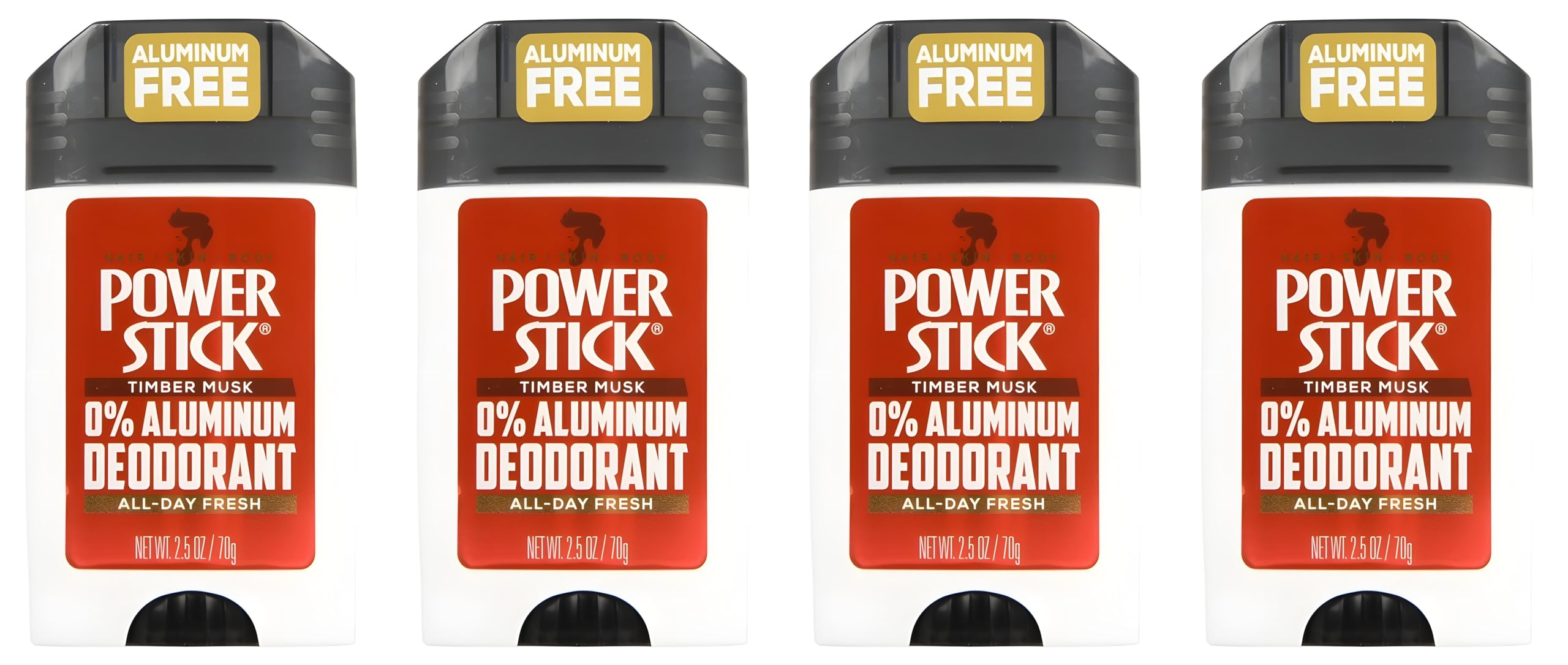 Power Stick Timber Musk deodorant stick front view for all-day freshness.