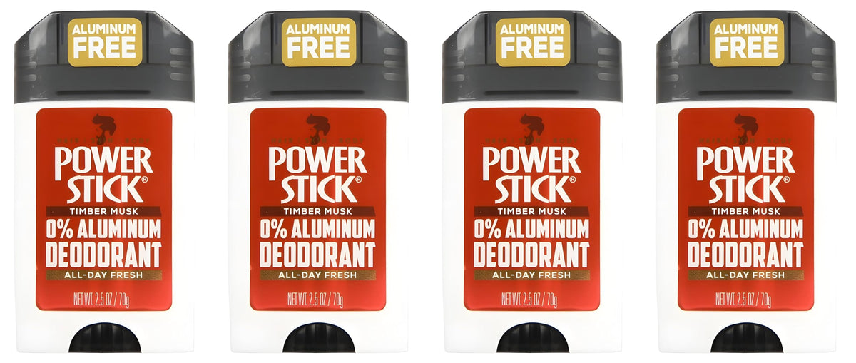 Power Stick Timber Musk deodorant stick front view for all-day freshness.