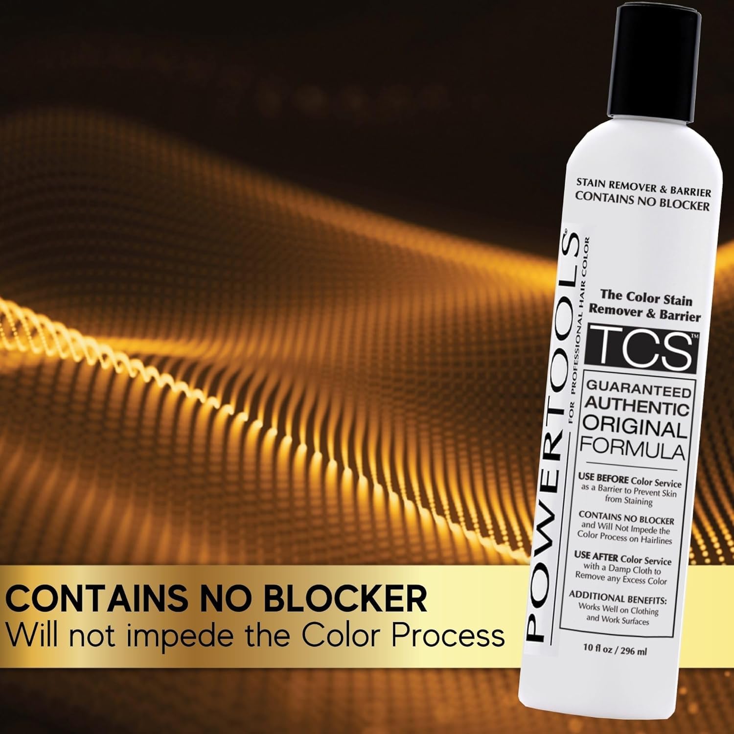 PowerTools TCS after-color removal helps wipe color from skin