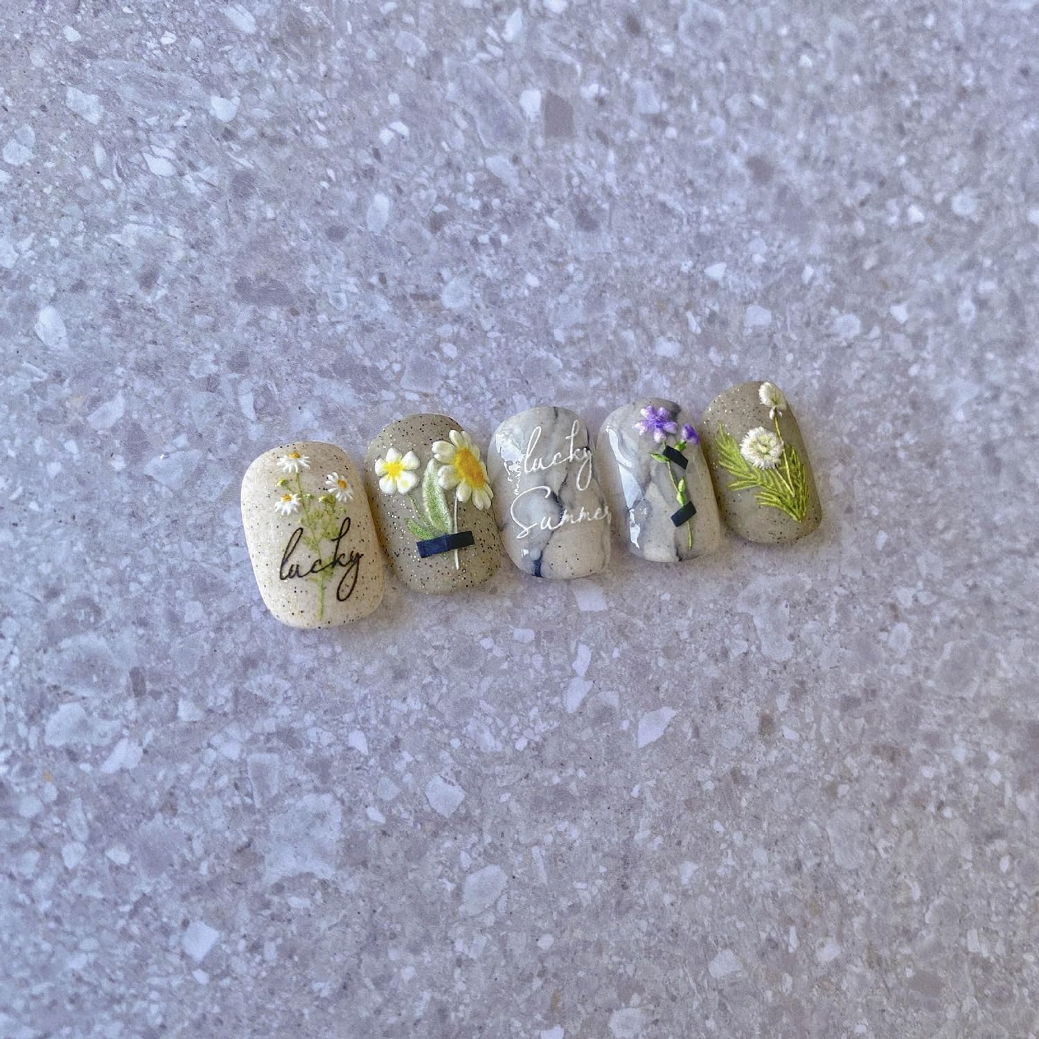 POWPOP 3D bump effect adds depth to nail art.