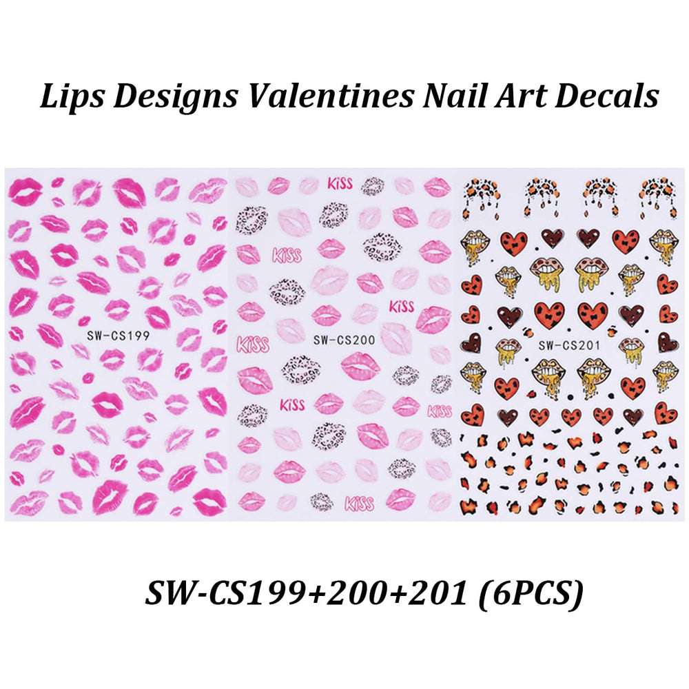 POWPOP DIY valentine nail decor set for home salons
