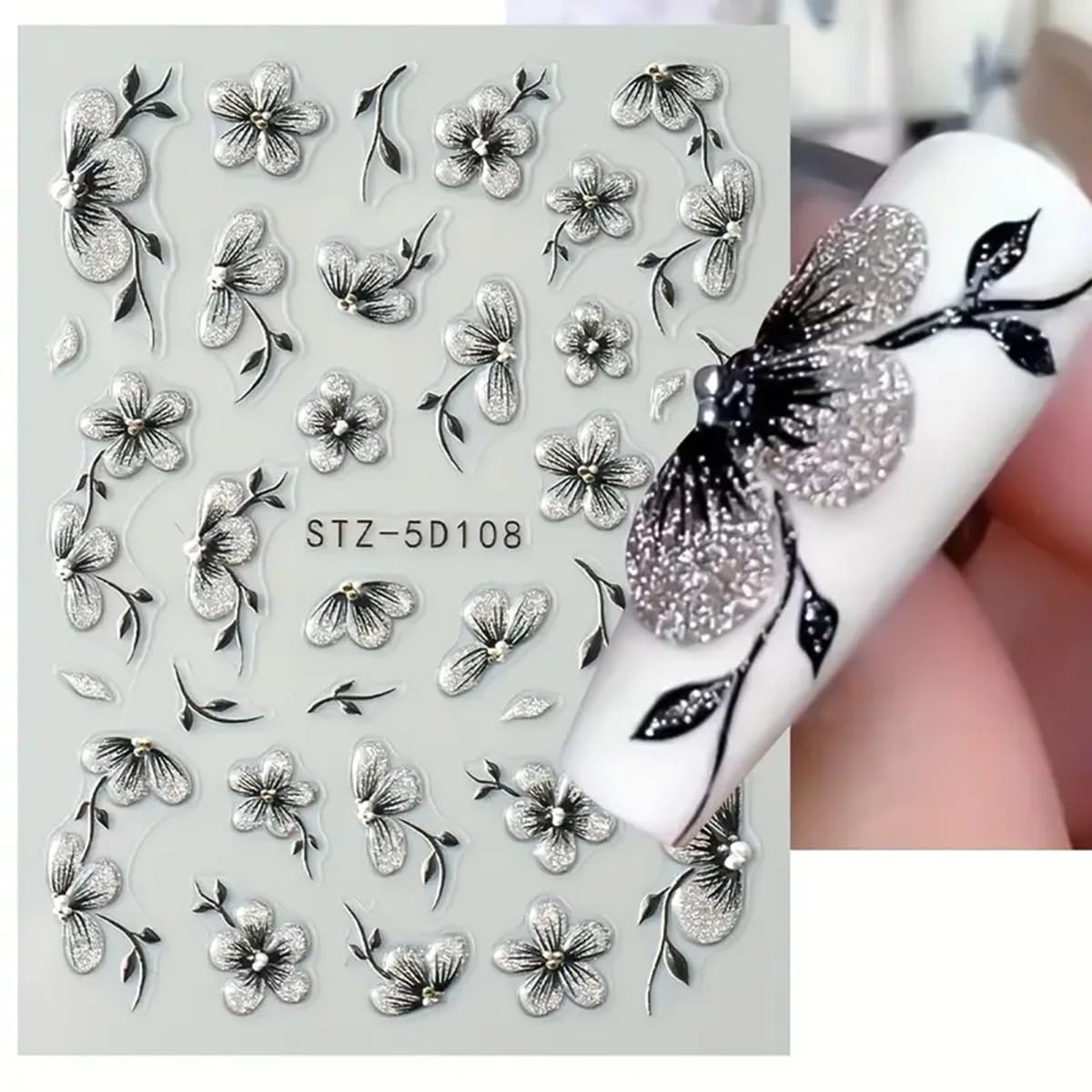 POWPOP dreamcatcher nail art decal for whimsical manicure design