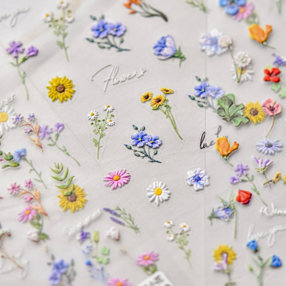 POWPOP self adhesive decals for quick, elegant nail art.