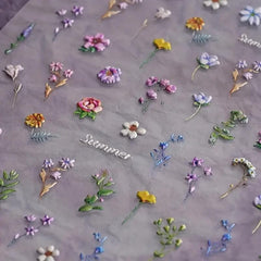 PowPop butterfly nail stickers bring vibrant, fluttering detail to nails with quick adhesion.
