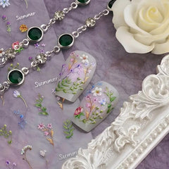 PowPop dreamcatcher nail stickers create boho accents on nails with easy application.