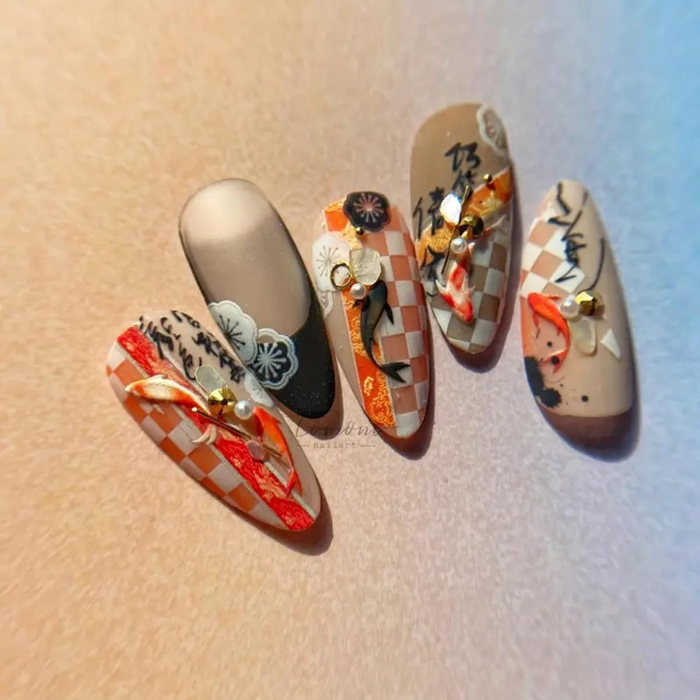 Powpop self-adhesive decals adhere smoothly for quick nail transformations