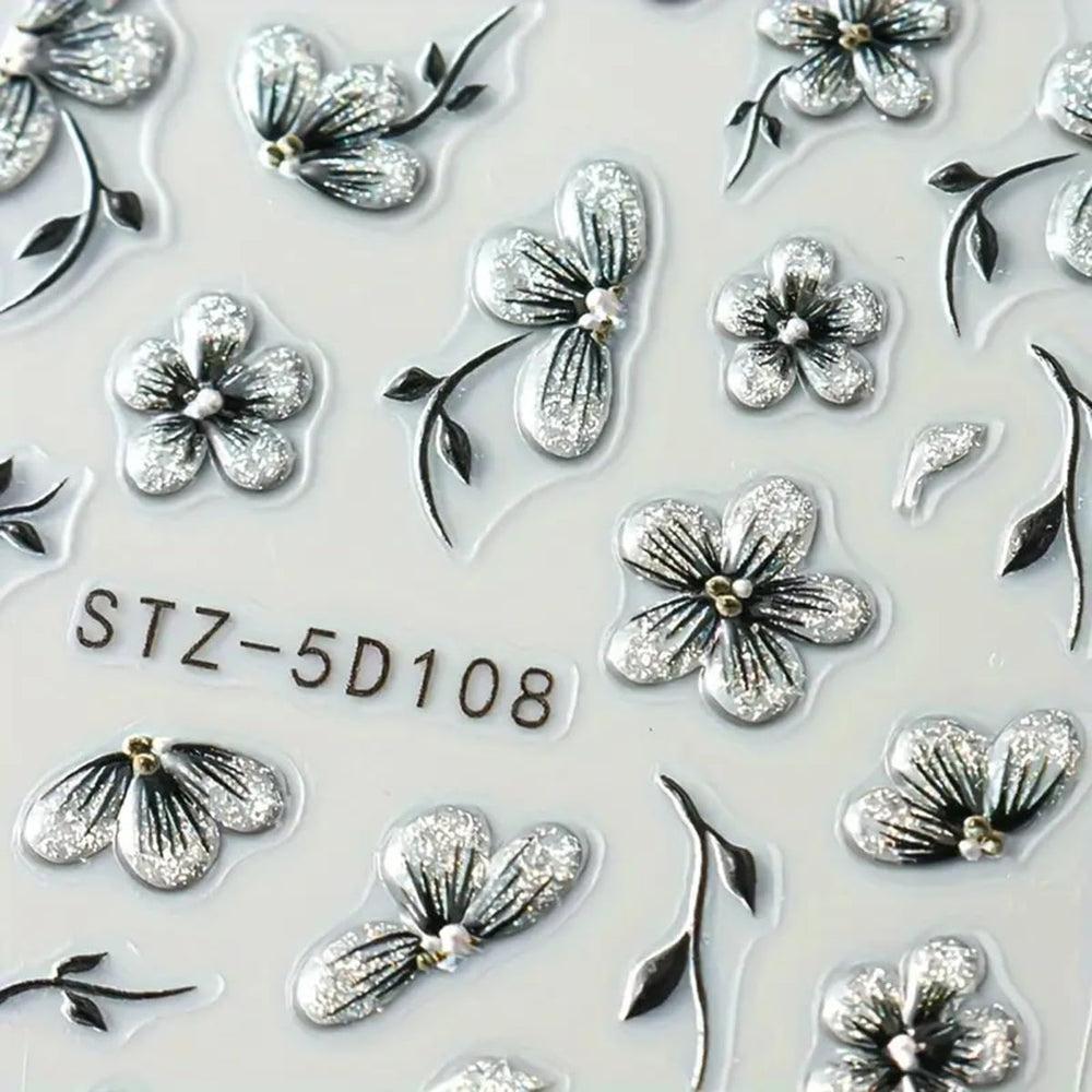POWPOP starfish nail decal complements UV gel manicures
