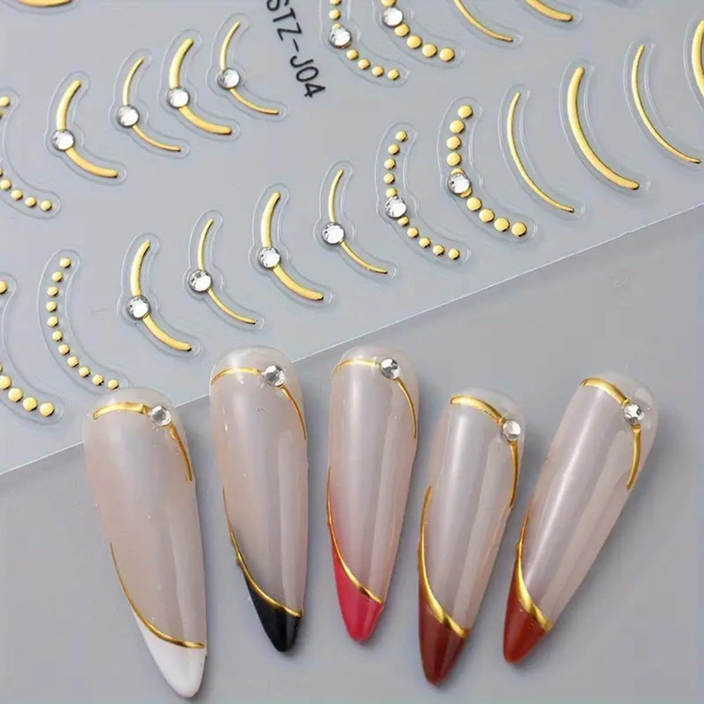 POWPOP two-sheets-set provides versatile designs for mix-and-match nail art.