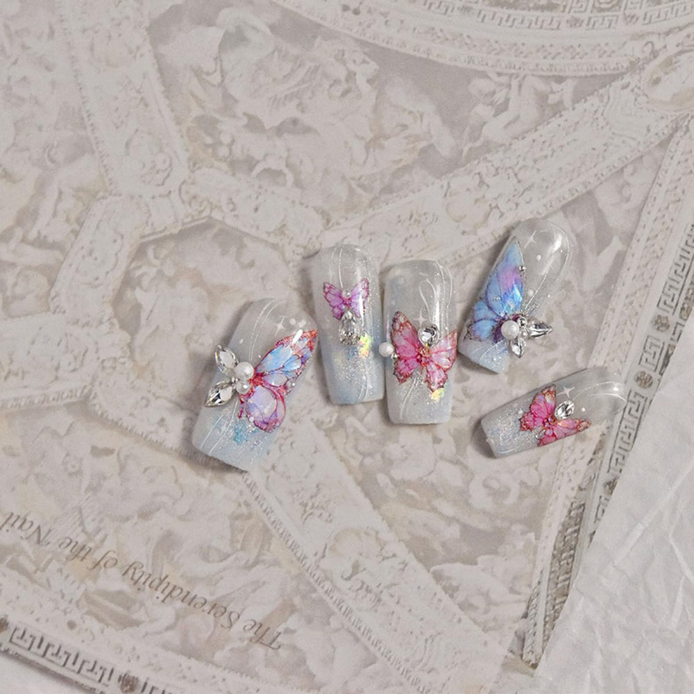 POWPOP UV gel-friendly decals adapt to various finishes for versatile manicures