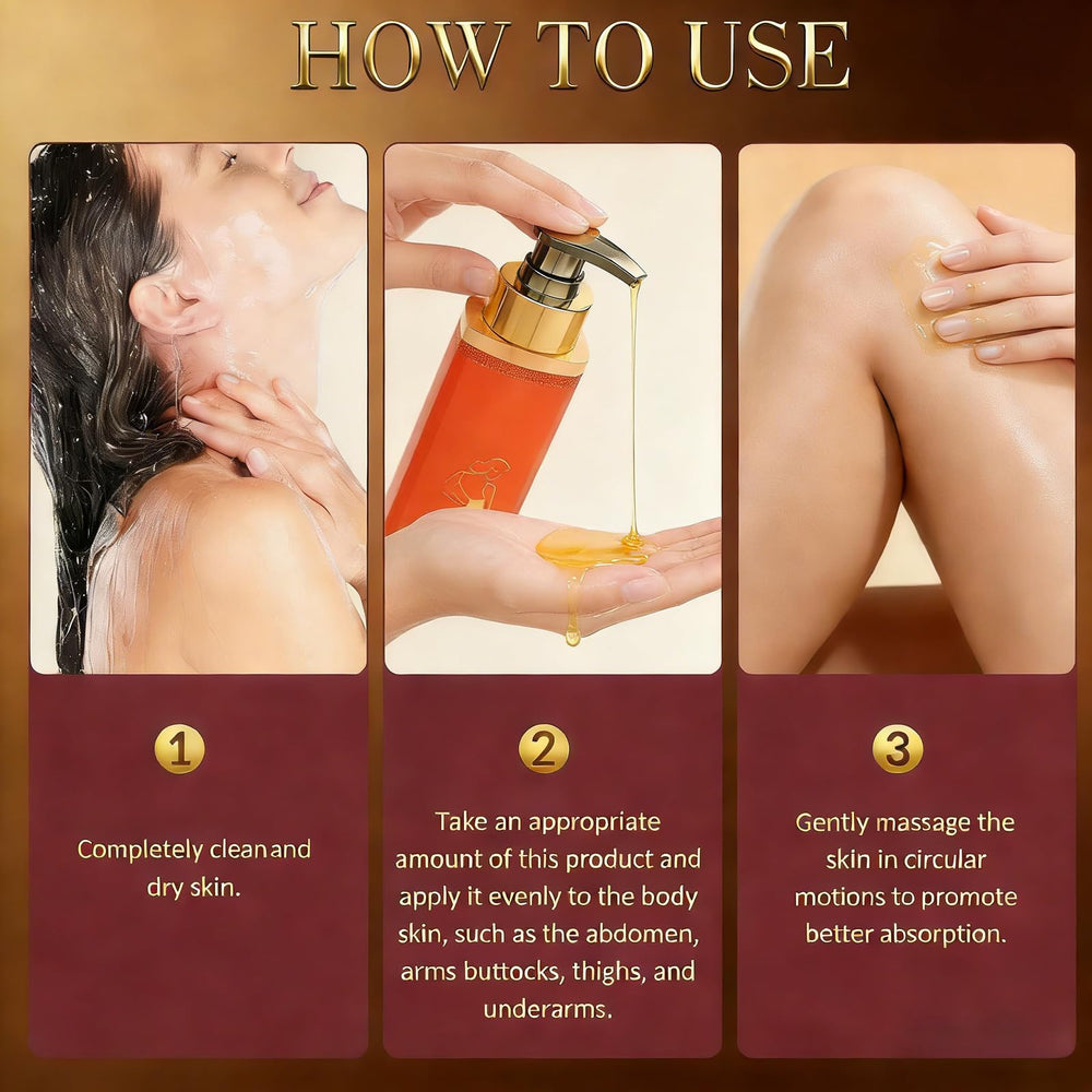 POYICGS Body Firming Oil arms and legs image suggests even tone and elasticity