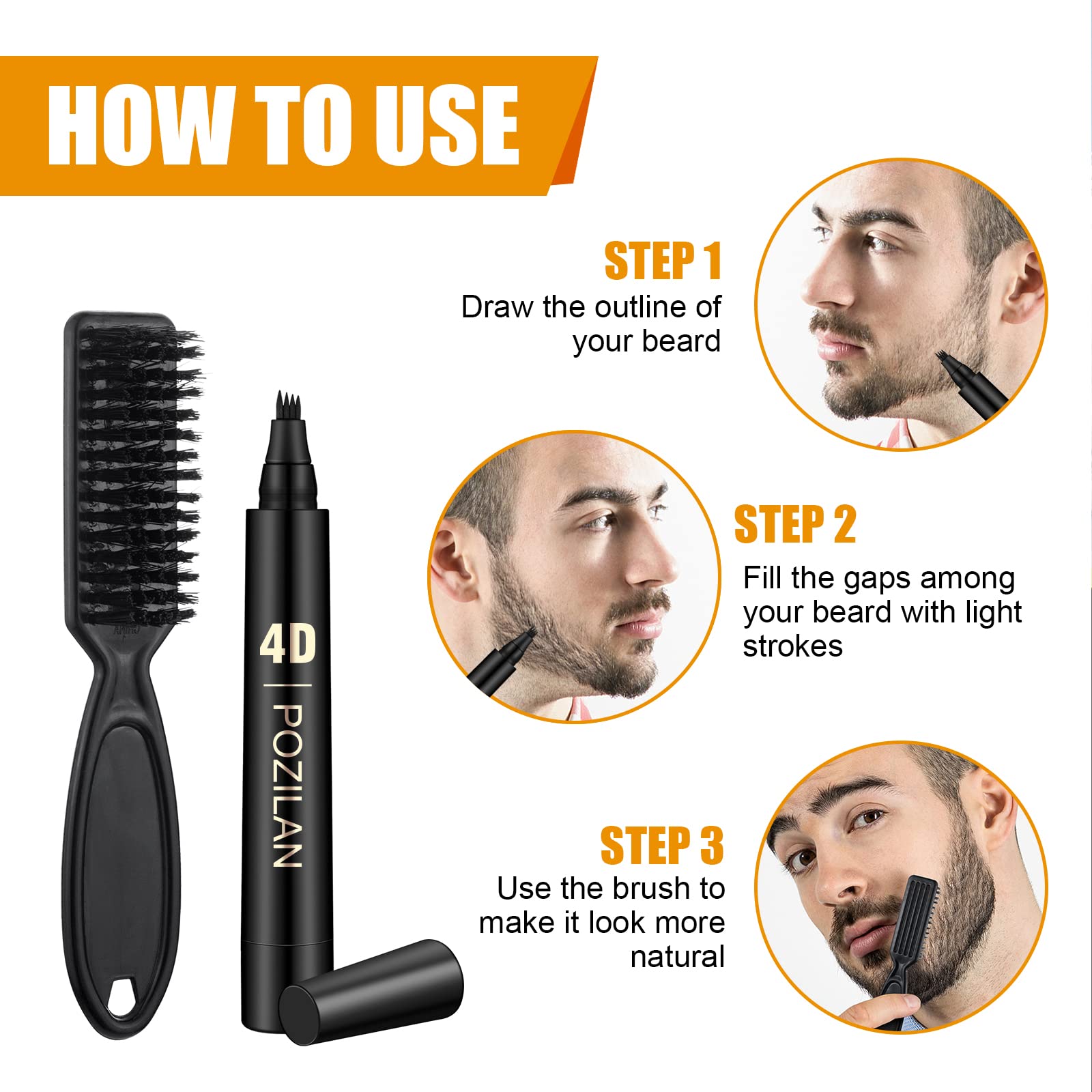Easy-to-use POZILAN pen and brush for quick touch-ups.