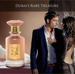Prince Parfums Dubai Al Hayat amber note close-up suggesting warm, lasting scent.