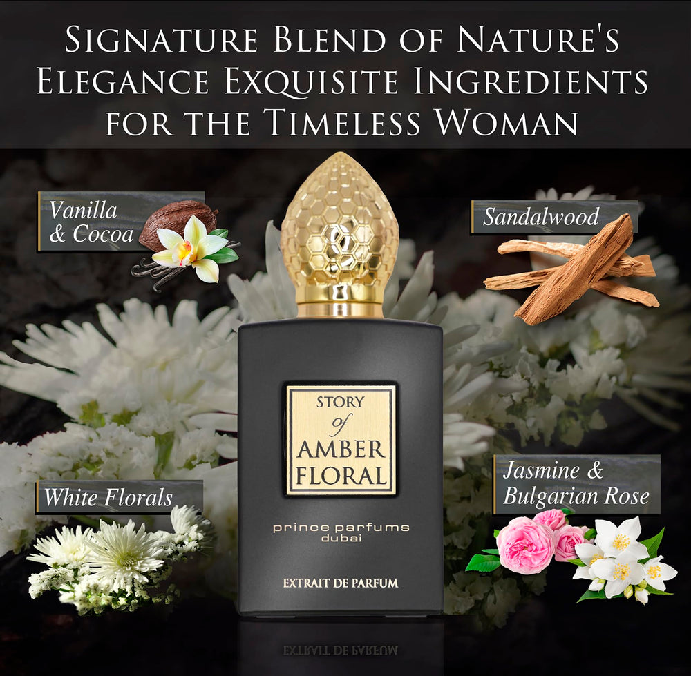 PP Prince Parfums Dubai Amber Floral packaging box, ideal gift