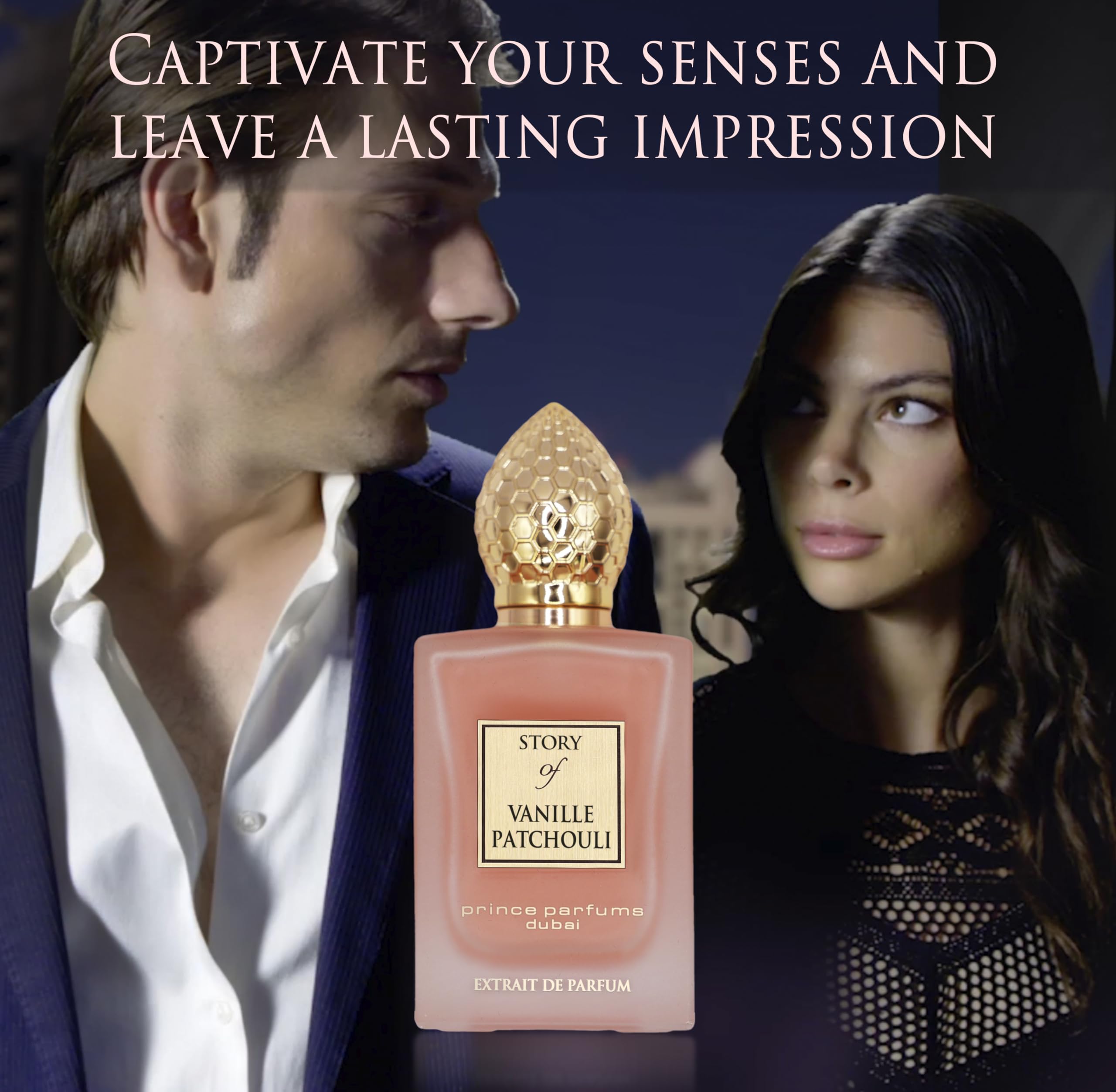 Prince Parfums Dubai Story of Vanille Patchouli spray offers day-to-night versatility