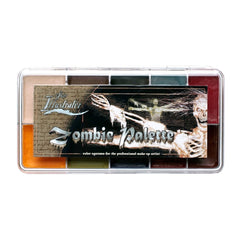 PPI Skin Illustrator Zombie Palette pack shot shows 10 colors for undead makeup versatility.