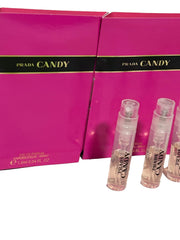 Prada Candy application vial, easy dab for a playful, elegant scent.