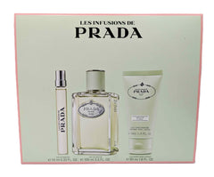 Prada Infusion Iris gift-set packaging box emphasizes premium gifting