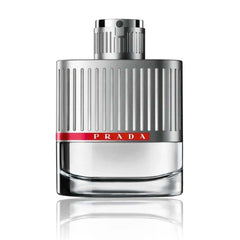 Prada Luna Rossa bottle close-up for a bold, masculine scent