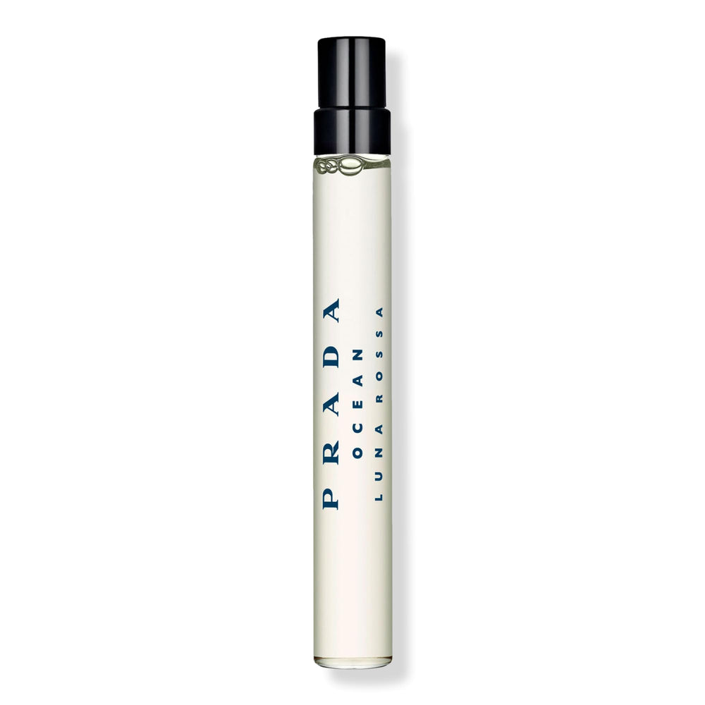 Prada Ocean Luna Rossa travel-size bottle-pour; compact and portable for on-the-go use.