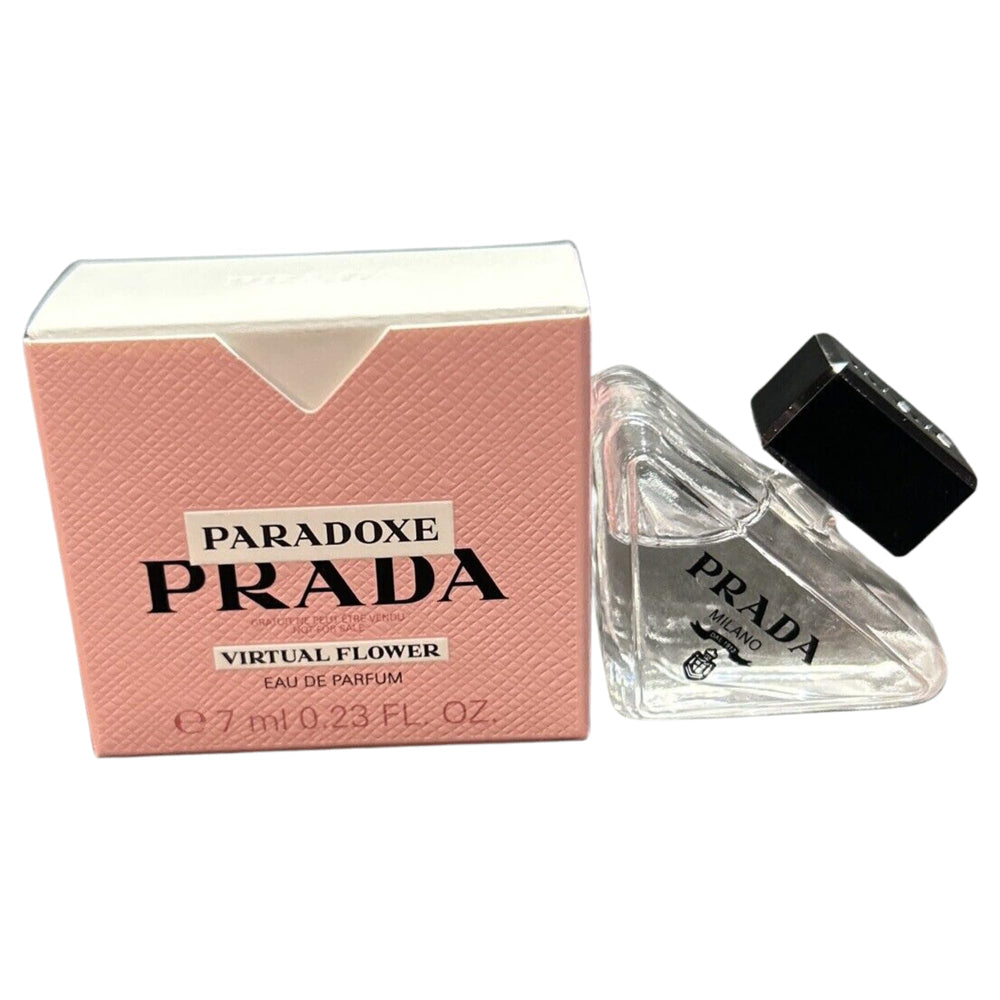 Prada Paradoxe Virtual Flower mini bottle, portable elegance for on-the-go fragrance.