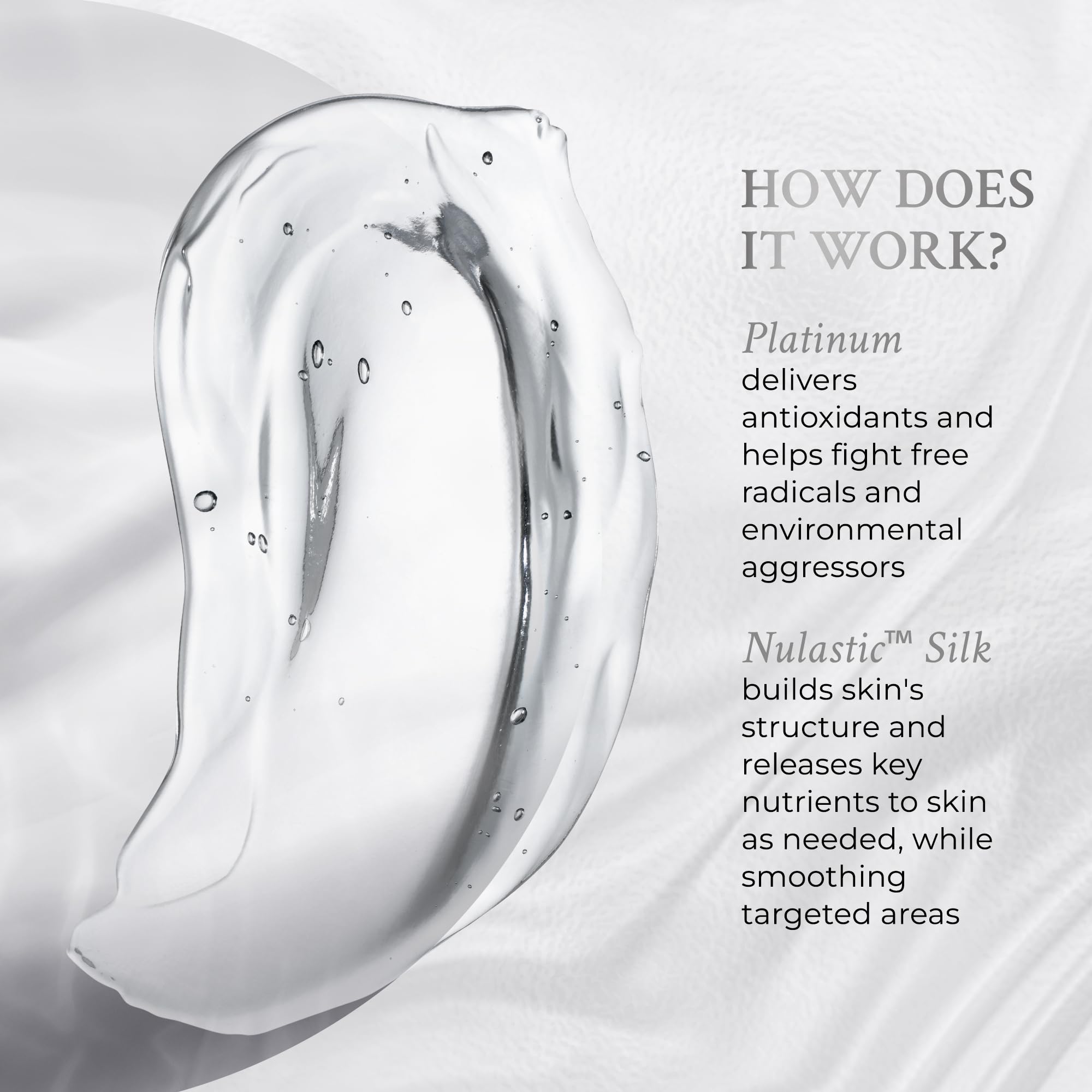 PRAI Beauty Platinum Firm and Lift Eye Serum ingredients highlight platinum and Praisomes for nourishment