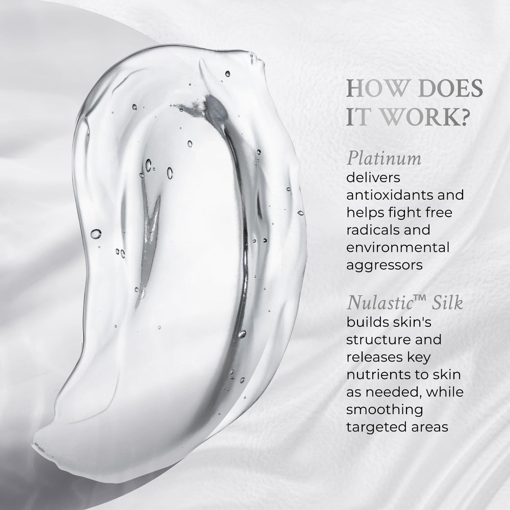 PRAI Beauty Platinum Firm and Lift Eye Serum ingredients highlight platinum and Praisomes for nourishment