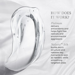 PRAI Beauty Platinum Firm and Lift Eye Serum ingredients highlight platinum and Praisomes for nourishment