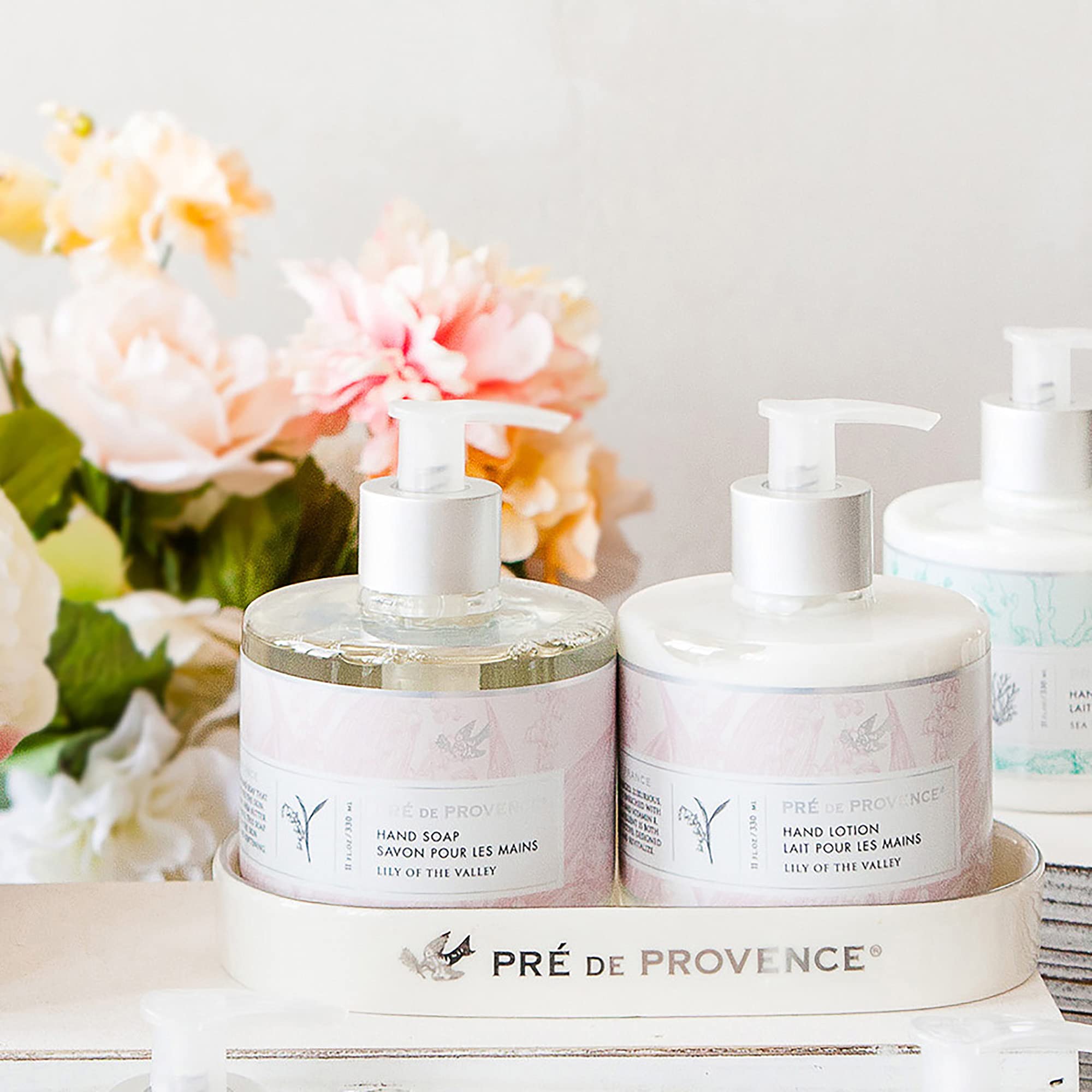 Pre de Provence travel-size lotion, ideal for gifting or on-the-go care.