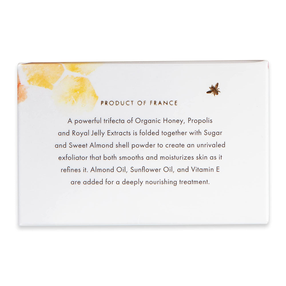 Almond oil bottle from the Pre de Provence collection for nourishing skin care.