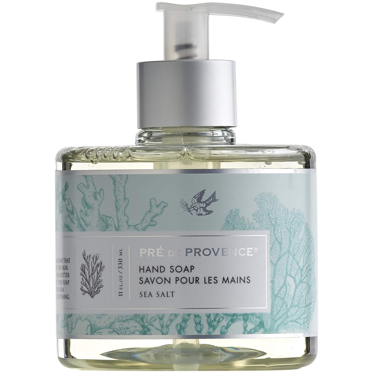 Pre de Provence liquid hand soap sea salt bottle for gentle cleansing and soft skin