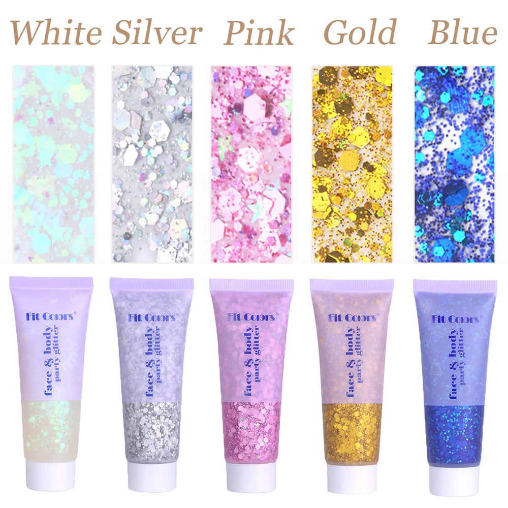 Prehot hair glitter sparkles creates dazzling strands for concerts and photos.