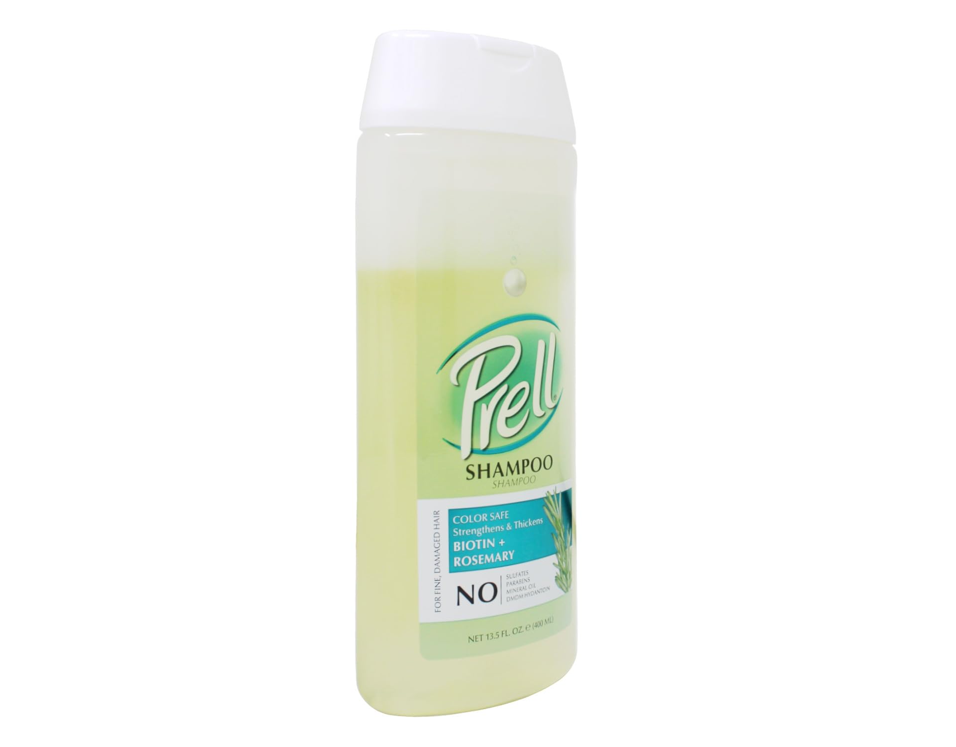 Prell Biotin Rosemary Shampoo damaged hair context suggests resilience and volume