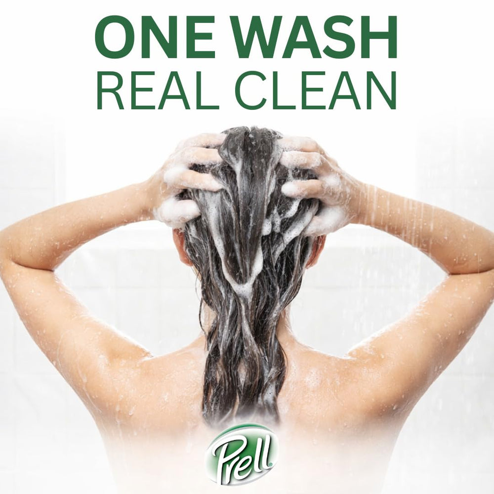 Prell Original Green Shampoo daily-safe formula supports regular hair washing