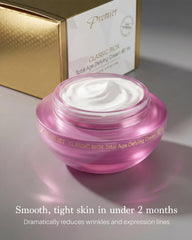 Premier BIOX cream texture swirl demonstrating smooth, non-greasy finish
