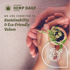Close view of hemp oil blend in Premium Hemp Daily Cream for balanced skin