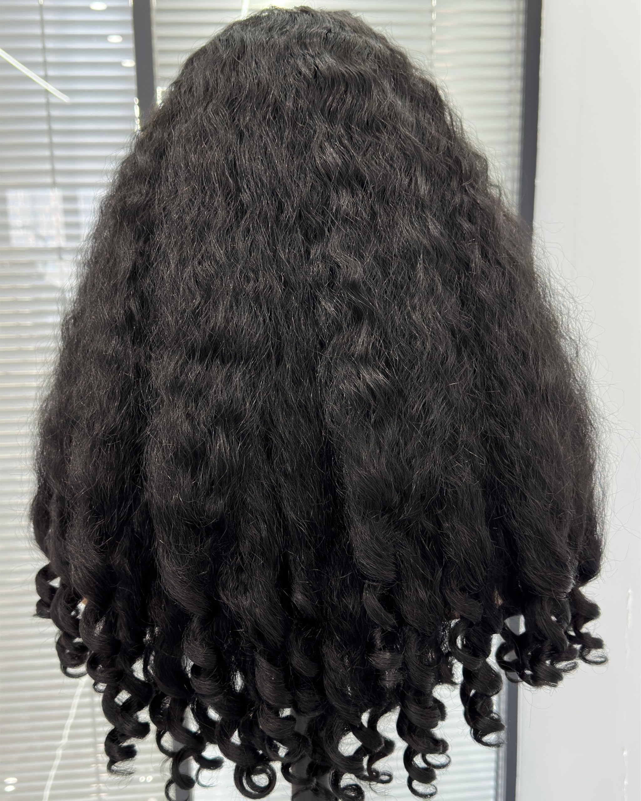 PREMPO Afro V Part Wig packaging box, gift-ready presentation.