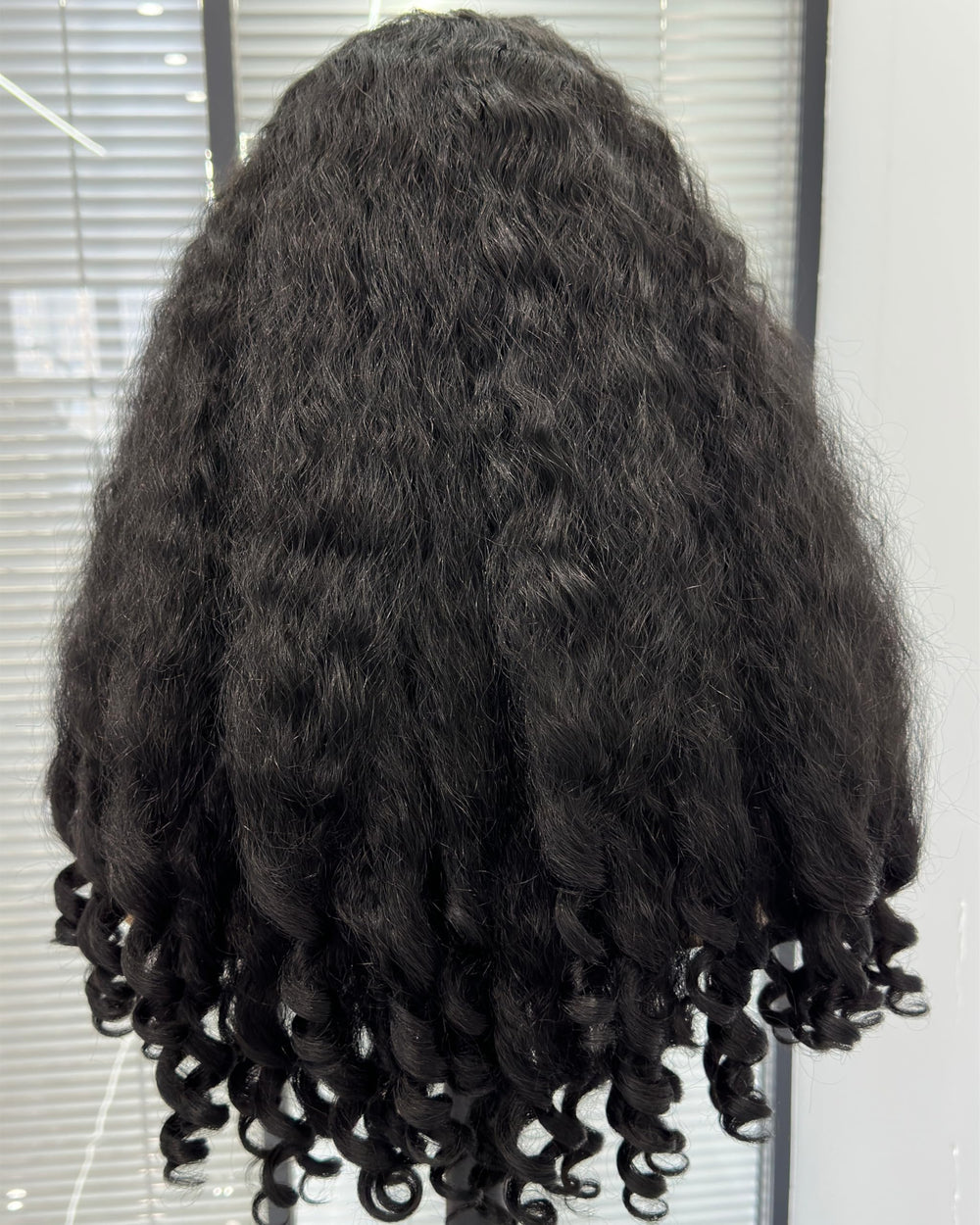 PREMPO Afro V Part Wig packaging box, gift-ready presentation.
