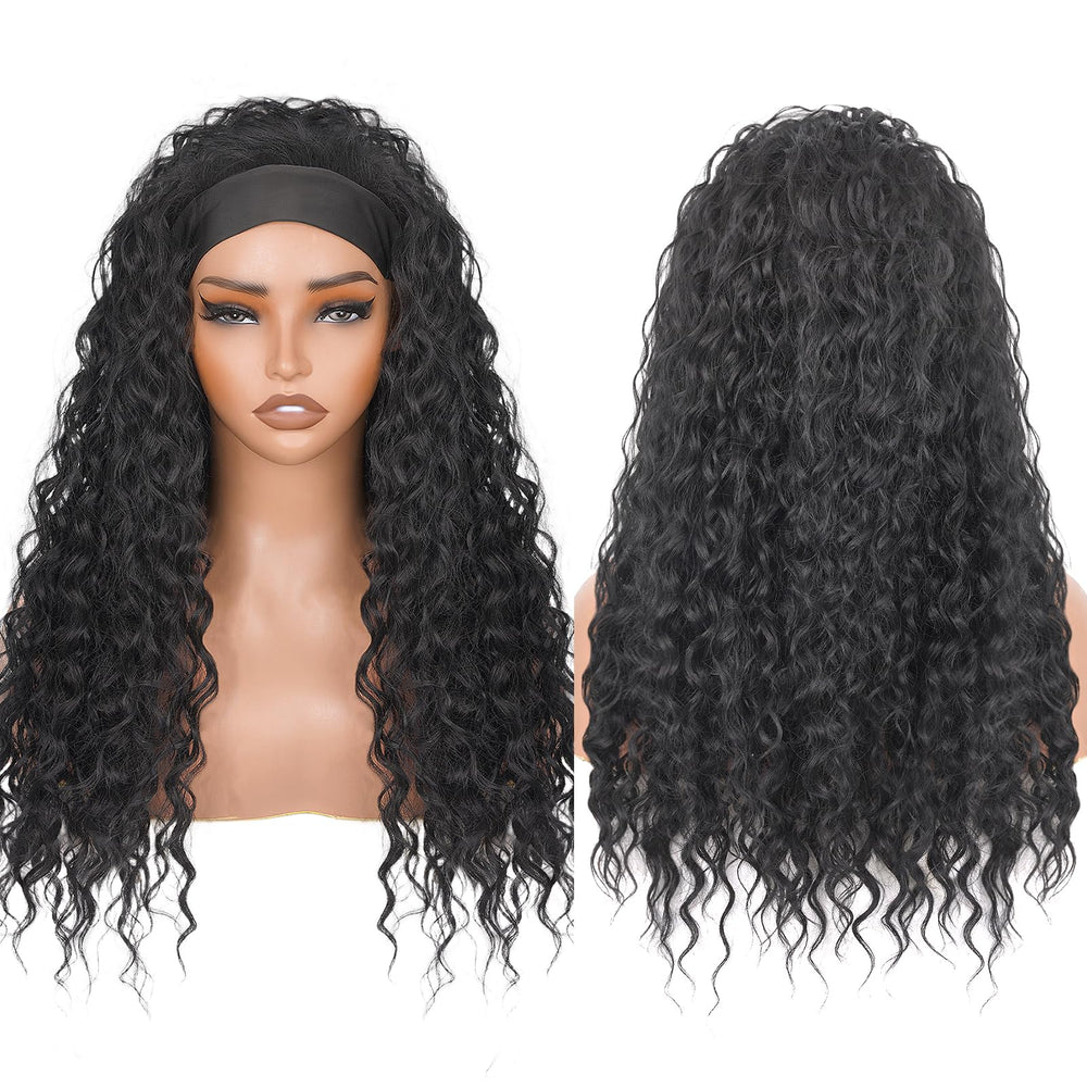 PREMPO Curly Wig offers 180% density for fuller volume