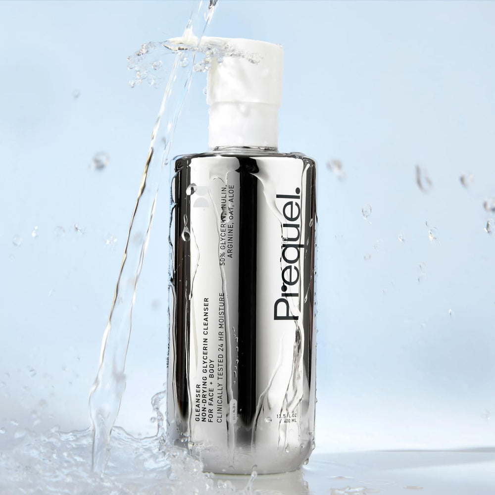 Two bottles of Prequel Gleanser in a two-pack for daily use.