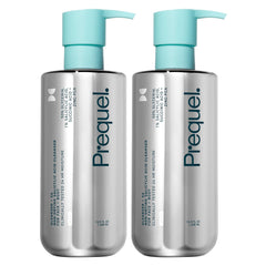 Prequel Skin Gleanser SA bottle with pump for easy daily cleansing