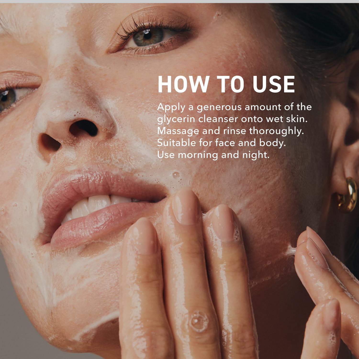 Fragrance-free label on Prequel Skin Gleanser SA bottle