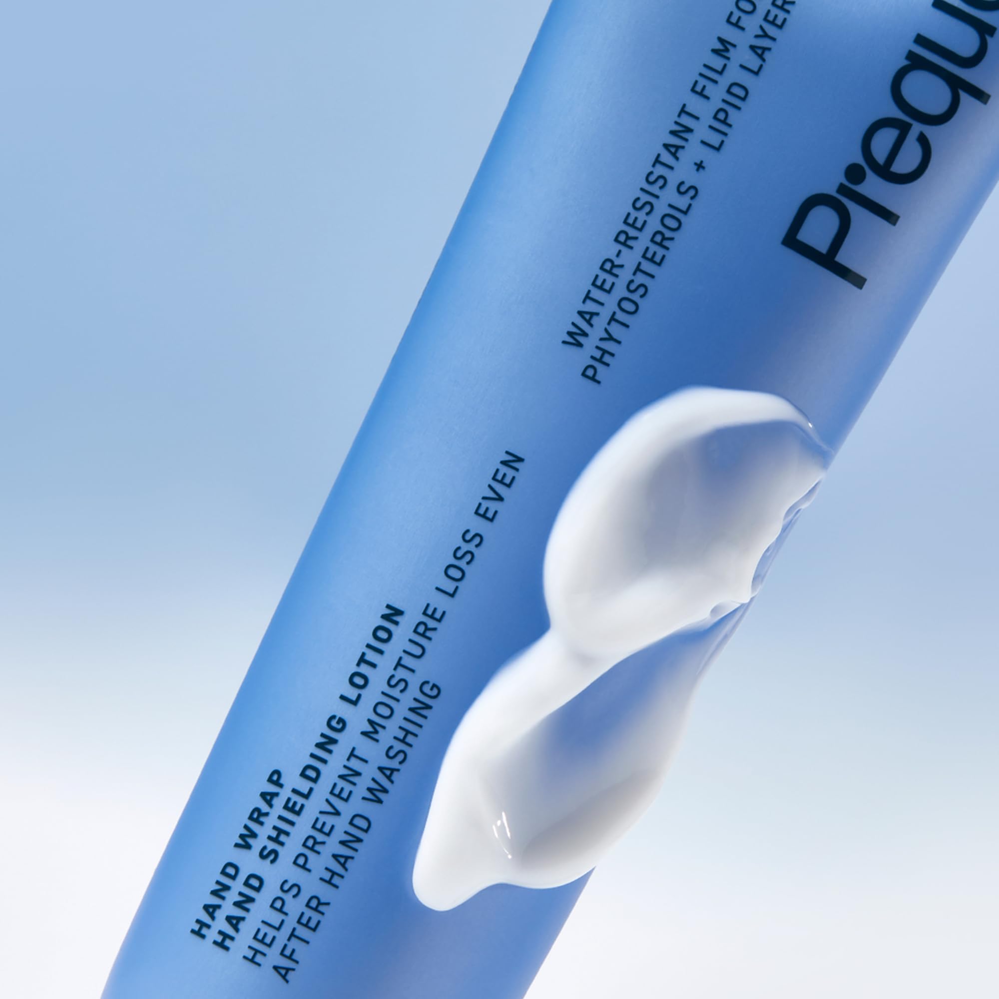 Prequel Skin Hand Wrap being applied for easy, precise hand care